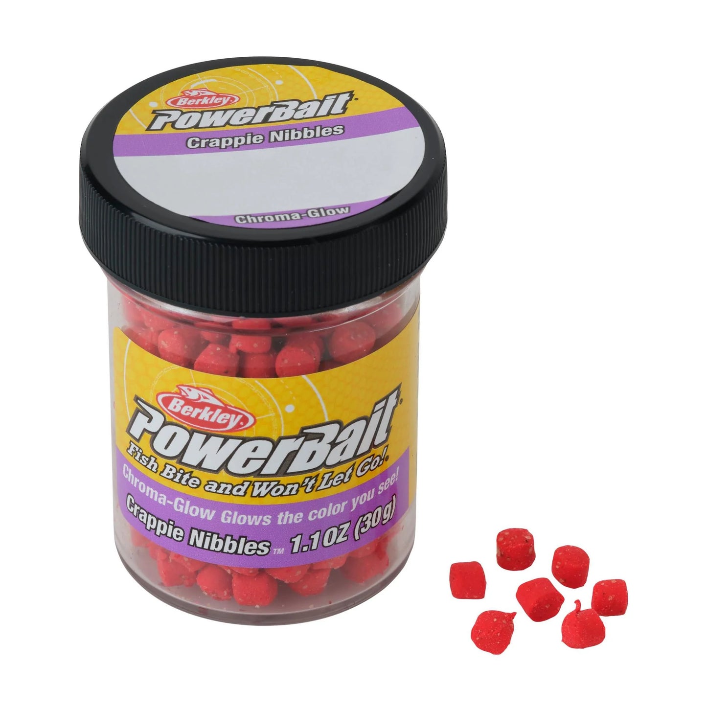 Berkley PowerBait Glow Crappie Nibbles