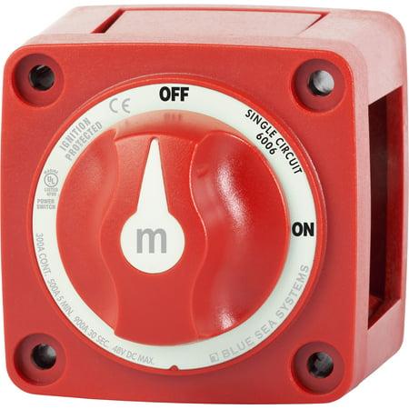 Blue Sea Systems M-Series Mini On-Off Battery Switch with Knob