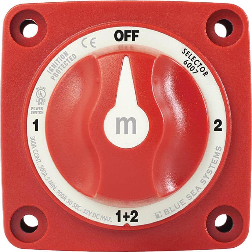 Blue Sea Systems 6007 M-Series Battery Switch Selector 4 Position