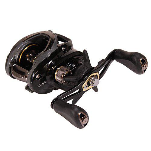 Daiwa, Cr80 Casting Reel, 7.5:1 Gear Ratio, 7BB, !RB Bearings, 15 lb Max Drag, Right Hand, Black